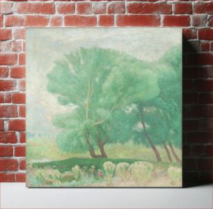 Πίνακας, Landscape with trees, Karol Miloslav Lehotský