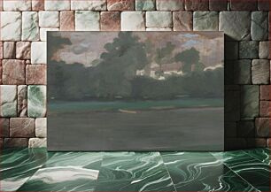 Πίνακας, Landscape with water, Alexander Kubinyi