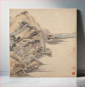 Πίνακας, Landscapes in the styles of ancient masters by Wang Jian