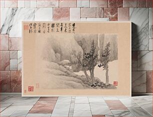 Πίνακας, Landscapes with Poems by Gong Xian