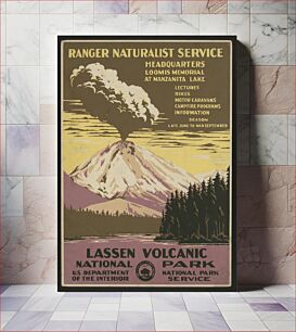 Πίνακας, Lassen Volcanic National Park, Ranger Naturalist Service