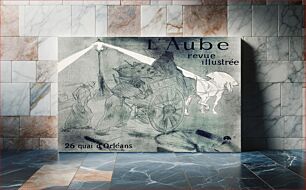 Πίνακας, L’Aube (1896) print by Henri de Toulouse–Lautrec