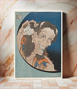 Πίνακας, Laughing Demoness (ca.1831–1832) in high resolution by Katsushika Hokusai