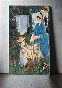 Πίνακας, Laundry (Le Linge), (1875) by Édouard Manet