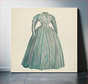 Πίνακας, Lavender Taffeta Dress (1935–1942) by American 20th century