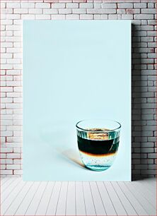 Πίνακας, Layered Drink in a Glass Πολυεπίπεδο ποτό σε ένα ποτήρι