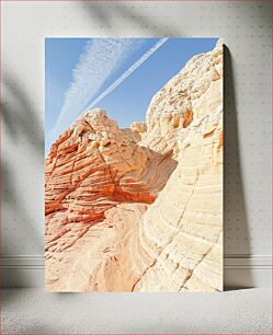 Πίνακας, Layered Rock Formations in the Desert Πολυεπίπεδοι βραχώδεις σχηματισμοί στην έρημο