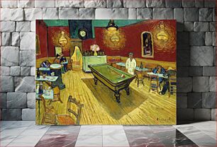 Πίνακας, Le café de nuit (The Night Café) (1888) by Vincent van Gogh