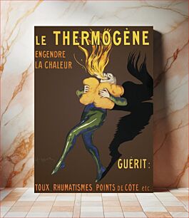 Πίνακας, Le Thermogène: Engendre la chaleur et guèrit: toux rhumatismes, points de côte, etc. (1909) by Leonetto Cappiello