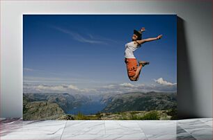 Πίνακας, Leaping Over the Mountains Πηδώντας πάνω από τα βουνά