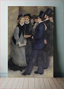 Πίνακας, Leaving the Conservatory (La Sortie du conservatoire) by Pierre Auguste Renoir