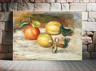 Πίνακας, Lemons and Orange (Citrons et orange) (1913) by Pierre-Auguste Renoir