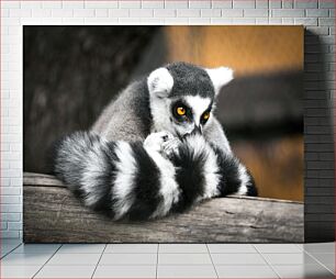Πίνακας, Lemur Resting Λεμούριος σε ανάπαυση