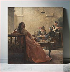 Πίνακας, Leonora Christina in prison by Kristian Zahrtmann