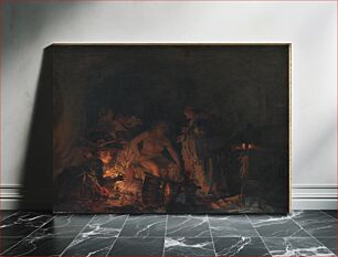 Πίνακας, Leonora Christina is examined in prison by Kristian Zahrtmann
