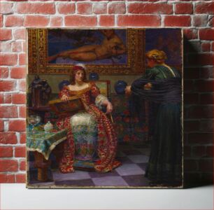 Πίνακας, Leonora kristina ja dina vijnhofvers, 1910, Kristian Zahrtmann