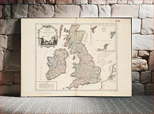 Πίνακας, Les Isles Britanniques : qui comprennent les Royaumes d'Angleterre, d'Ecosse et d'Irlande