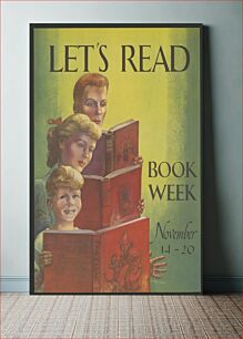 Πίνακας, Let's read, book week, Nov. 14-20