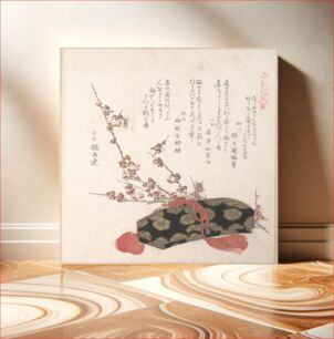 Πίνακας, Letter-Box and Plum Blossoms by Kubo Shunman