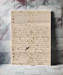 Πίνακας, Letter to Henry Meade from Charles Richard Meade