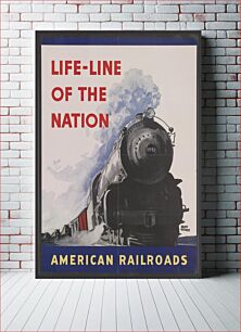 Πίνακας, Life-line of the nation American railroads Adolph Treidler