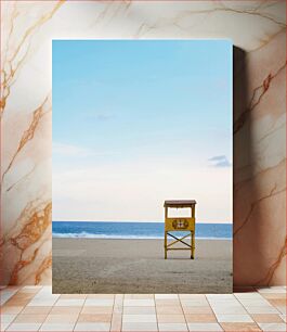 Πίνακας, Lifeguard Tower at the Beach Ναυαγοσώστης Πύργος στην Παραλία