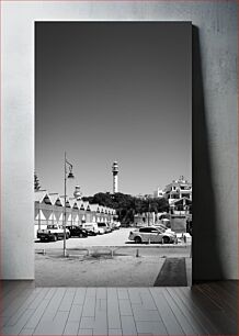 Πίνακας, Lighthouse and Parking Lot Φάρος και Χώρος Στάθμευσης