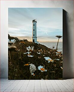 Πίνακας, Lighthouse at Sunset Φάρος στο ηλιοβασίλεμα