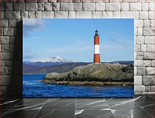 Πίνακας, Lighthouse by the Coast Φάρος δίπλα στην Ακτή