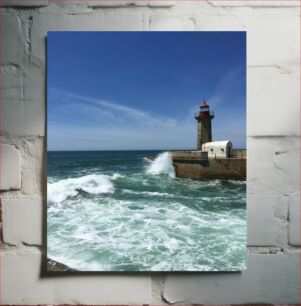 Πίνακας, Lighthouse by the Sea Φάρος δίπλα στη θάλασσα