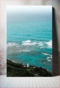 Πίνακας, Lighthouse by the Sea Φάρος δίπλα στη θάλασσα