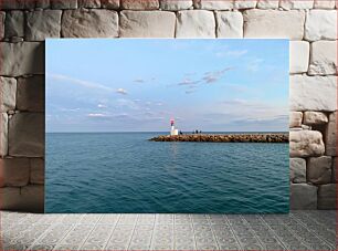 Πίνακας, Lighthouse by the Sea Φάρος δίπλα στη θάλασσα