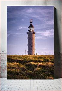 Πίνακας, Lighthouse in a Field Φάρος σε ένα χωράφι