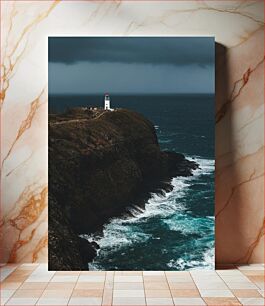 Πίνακας, Lighthouse on a Coastal Cliff Φάρος σε έναν παράκτιο βράχο