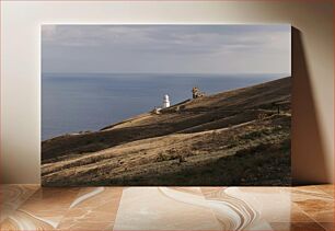 Πίνακας, Lighthouse Overlooking the Sea Φάρος με θέα στη Θάλασσα