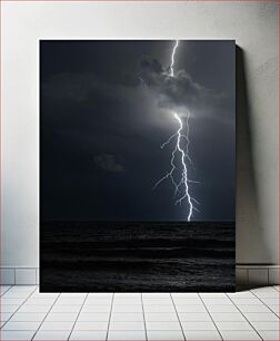 Πίνακας, Lightning over the Sea Κεραυνός πάνω από τη θάλασσα