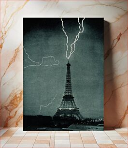 Πίνακας, Lightning striking the Eiffel Tower, June 3, 1902, at 9:20 P
