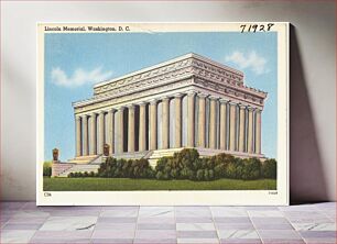 Πίνακας, Lincoln Memorial, Washington, D. C