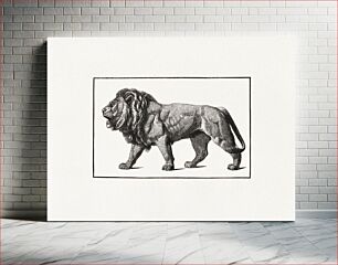 Πίνακας, Lion (1870) by Elbridge Kingsley