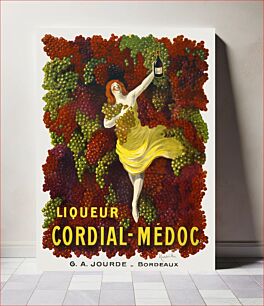 Πίνακας, Liquer Cordial-Médoc, G. A. Jourde - Bordeaux (1907) by Leonetto Cappiello