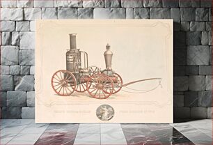 Πίνακας, Lithograph, "Hope Hose and Steam Fire Engine Co.", Smithsonian National Museum of African Art