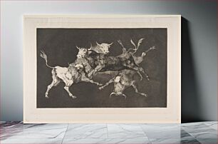 Πίνακας, 'Little Bulls' Folly' from the 'Disparates' (Follies / Irrationalities, Plate D)