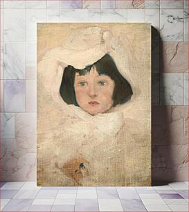 Πίνακας, Little Girl in White, probably c. 1895) by American 19th Century & British 19th Century