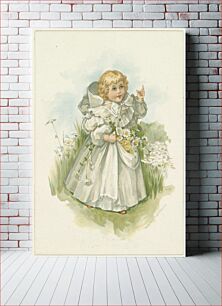 Πίνακας, Little girl with daisies