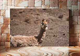 Πίνακας, Llama in the Desert Λάμα στην έρημο