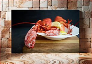 Πίνακας, Lobster Dish Πιάτο με αστακό