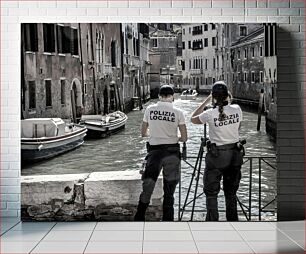 Πίνακας, Local Police by the Canal Τοπική αστυνομία δίπλα στο κανάλι