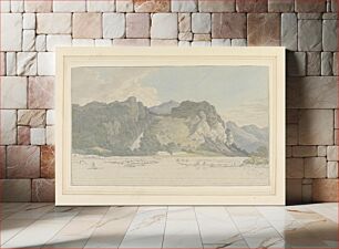 Πίνακας, Lodore Rocks -- fall & cottage
