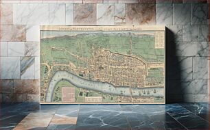 Πίνακας, London and Westminster in the reign of Queen Elizabeth anno dom. 1563 [cartographic material] / Radulphus Aggus