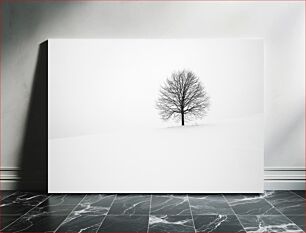 Πίνακας, Lone Tree in Winter Landscape Μοναχικό δέντρο στο χειμερινό τοπίο